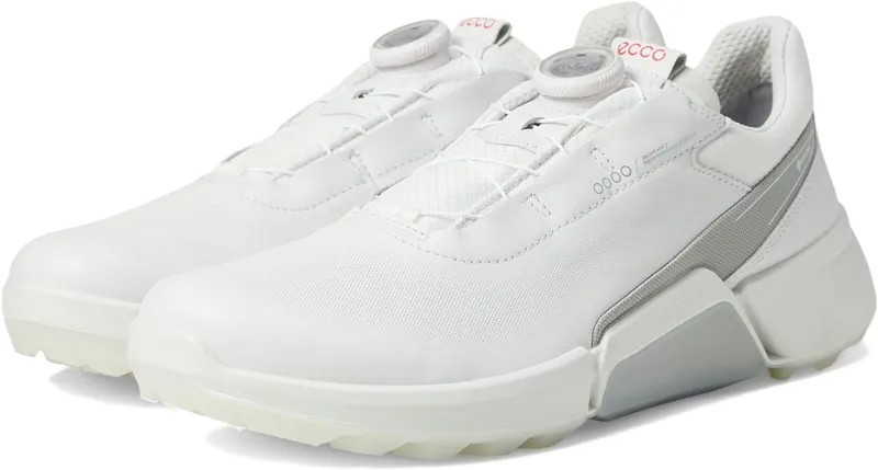 Кроссовки Biom H4 Boa GORE-TEX Waterproof Golf Hybrid Golf Shoes ECCO, цвет White/Concrete Steer Steer Leather/Synthetic
