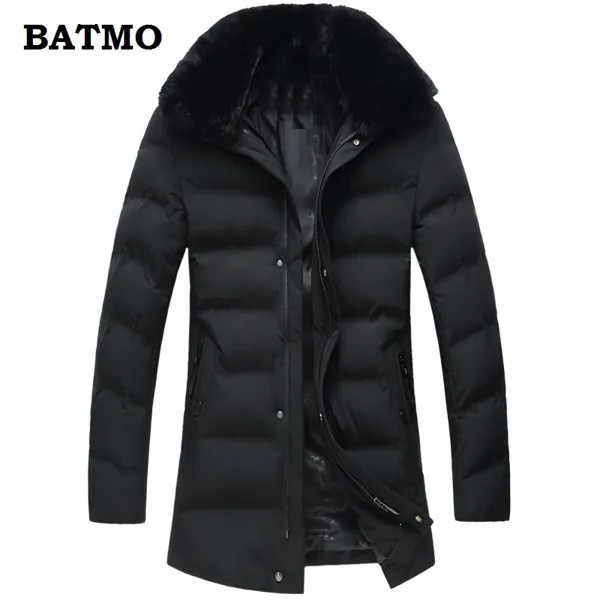 BATMO 2019 Новое поступление высокого качества Зимние Теплые повседневные куртки для мужчин, мужские зимние куртки, плащ-Тренч для мужчин для же...