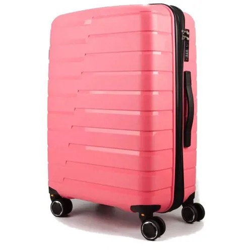 Умный чемодан Impresa, 100 л, размер L, розовый
