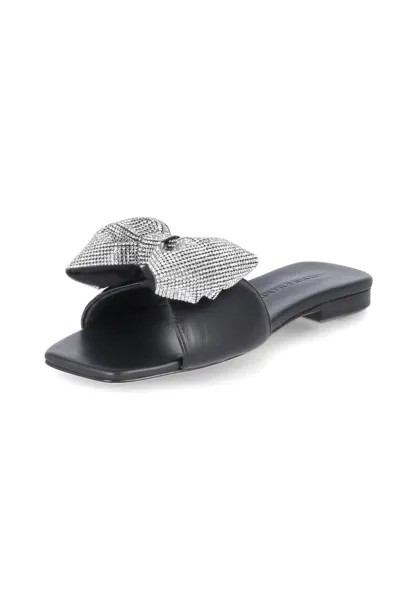 Босоножки на высоком каблуке BROOKE 25 Melvin & Hamilton, цвет glove nappa-black-lining glove nappa-black-big bow-black-acc crystal---ls---rubber insert--