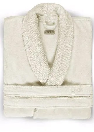 Махровый халат Hamam, GALATA OGRANIC Contrast, L/XL, 48-52, слоновая кость