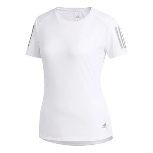 Футболка own the run tee беговая спортивная футболка с коротким рукавом белая Adidas, белый