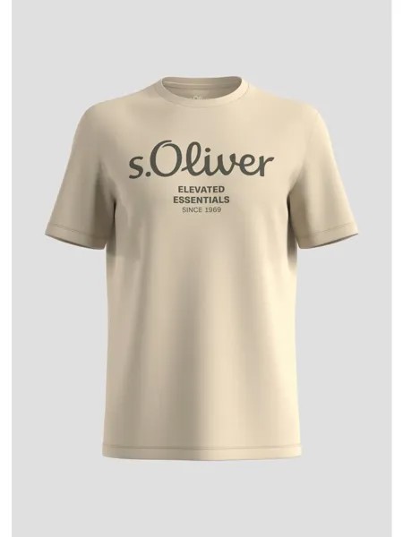Футболка s.Oliver, бежевый