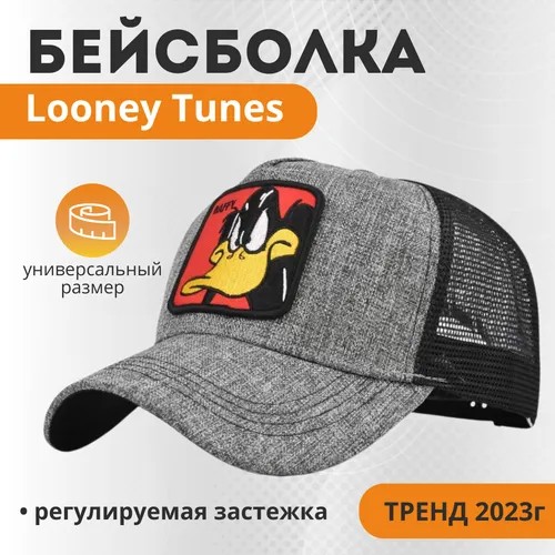 Кепка , размер Универсальный, серый