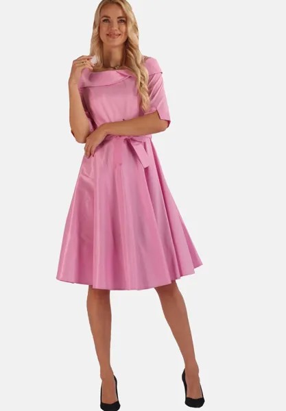 Коктейльное платье Margo collection, розовый