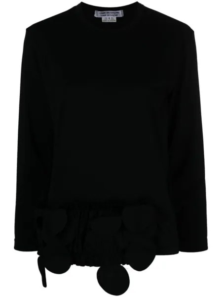 Comme Des Garçons Comme Des Garçons блузка с вырезами, черный