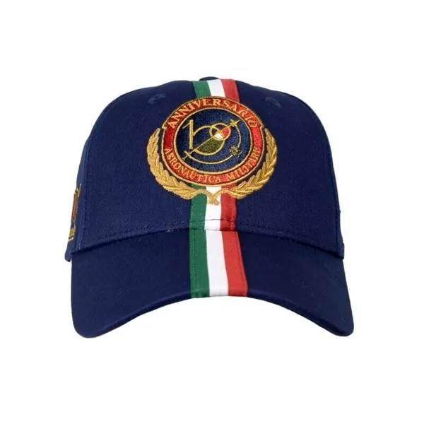 Hat Man Aeronautica Militare HA1135 Baseball Cap Blue Anniversary 100 Ages