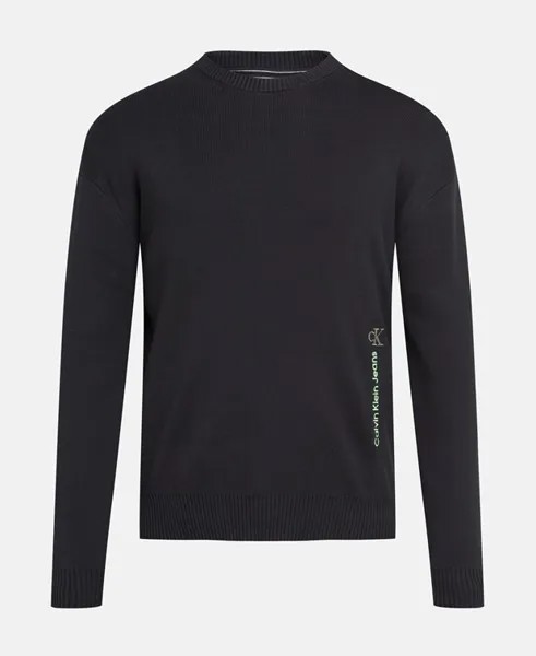 Джемпер с длинными рукавами Calvin Klein Jeans, черный