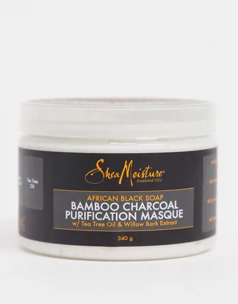 Маска для волос с африканским черным мылом и бамбуковым углем Shea Moisture 354 мл-Бесцветный