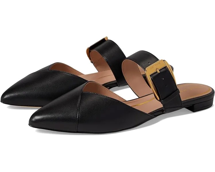 Балетки Cole Haan Vandam Buckle Mule, черная кожа