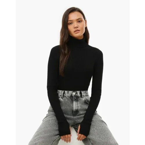 Водолазка Gloria Jeans, размер L (48-50), черный