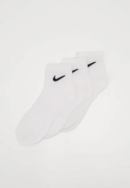 Спортивные носки Nike Everyday Ankle 3 Pack Unisex, белый/черный
