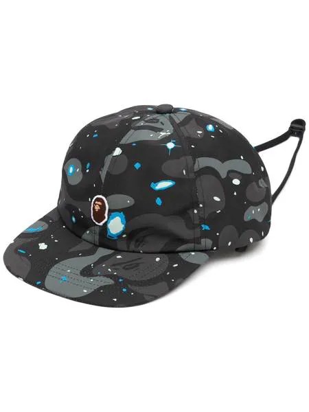 A BATHING APE® бейсболка Space Camo