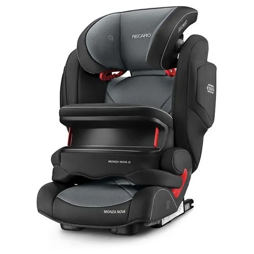 Автокресло группа 1/2/3 (9-36 кг) Recaro Monza Nova IS Seatfix, Carbon Black