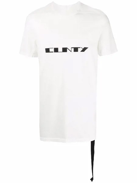 Rick Owens DRKSHDW футболка из органического хлопка с графичным принтом