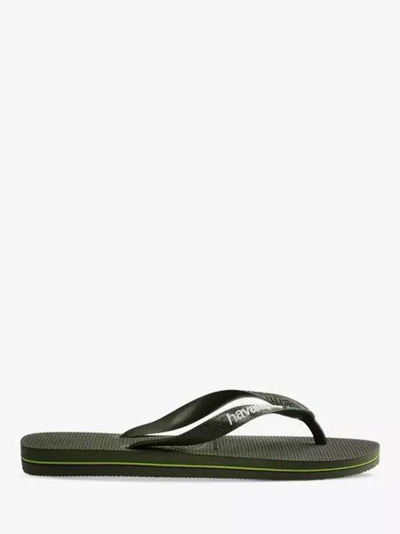 Шлепанцы Havaianas Brazil Flag, темно-зеленый