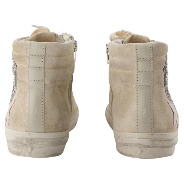 Кроссовки Slide - бренд Golden Goose Deluxe - кожа - бежевый golden goose deluxe brand, бежевый
