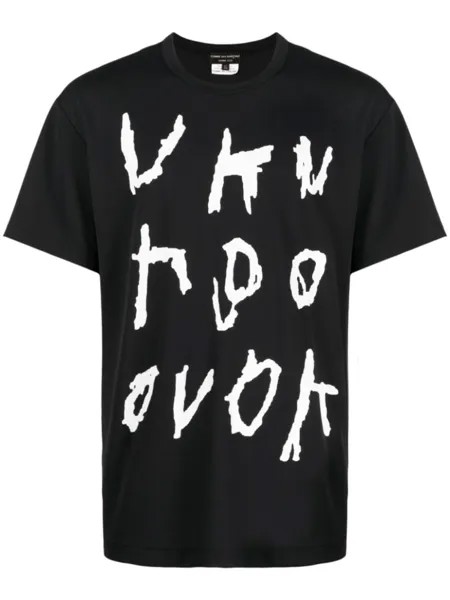 Comme des Garçons Homme Plus футболка с принтом, черный