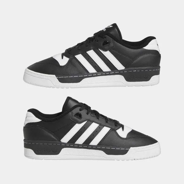 [FZ6327] Мужские полуботинки Adidas Rivalry Core, черные/белые *НОВИНКА*