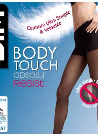 Колготки DIM Body Touch Absolu Resist 20 den, размер 1, noir (черный)