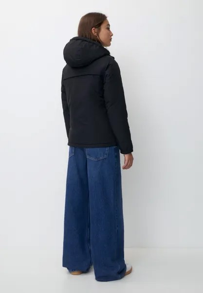 Зимняя куртка PULL&BEAR, черный