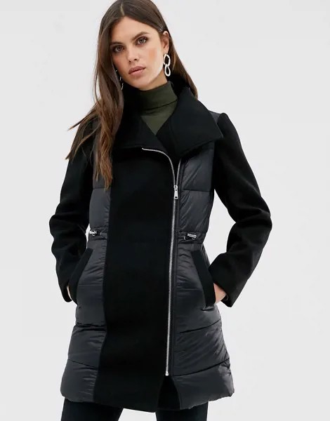Дутое пальто Fashion Union-Черный