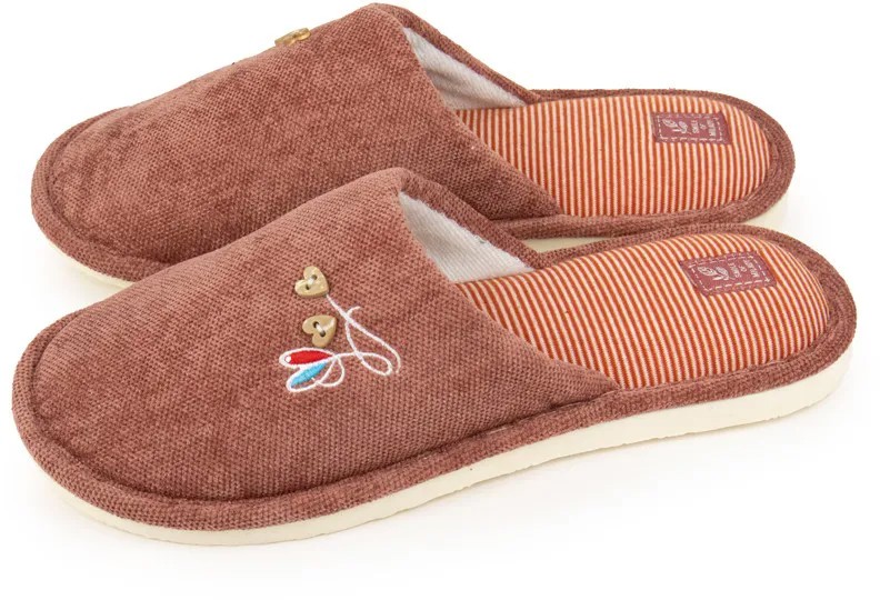 Тапочки женские Smile of Milady А-82-432 зак коричневые 38-39 RU