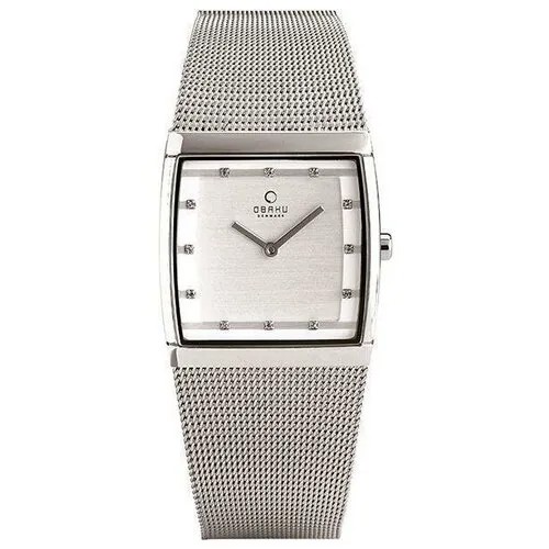 Наручные часы OBAKU Женские V102LXCCMC с гарантией, белый, серебряный
