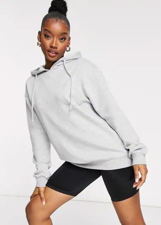 Серый классический худи в стиле oversized Missguided