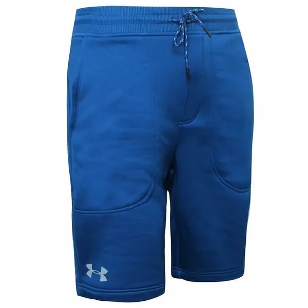 Брюки с эластичной талией и мужские шорты из флиса 1308465 487 Under Armour, синий
