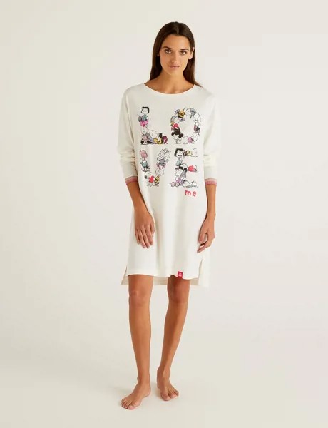 Ночная сорочка женская United Colors of Benetton 21A_3Y5E3C254 бежевая M