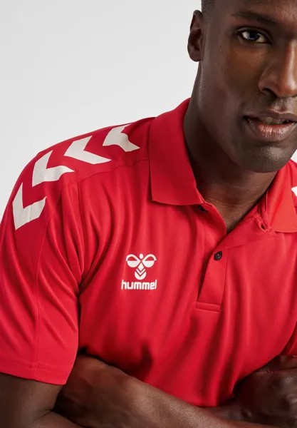 Рубашка-поло Core Xk Functional Unisex Hummel, темно-красный
