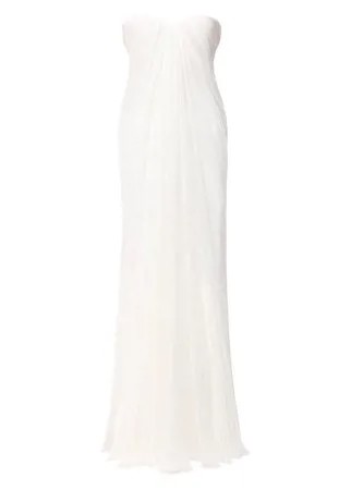 Шелковое платье Alexander McQueen