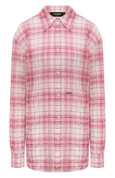 Хлопковая рубашка Dsquared2