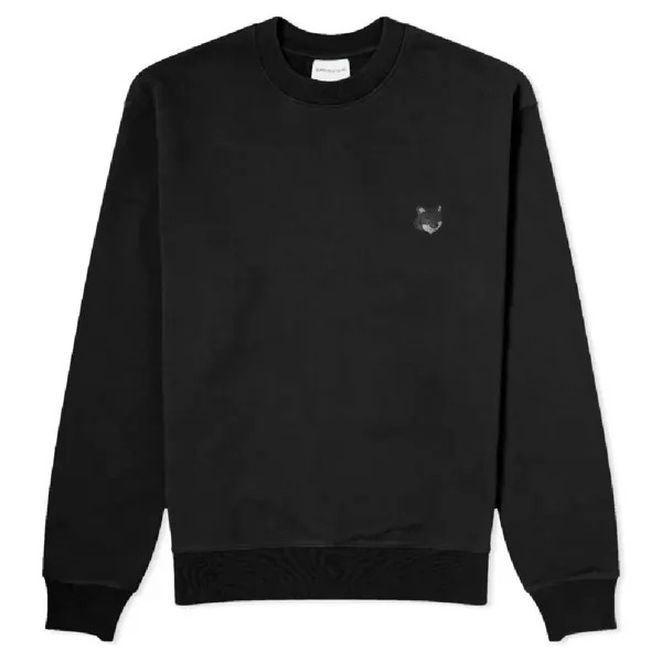 Джемпер Maison Kitsune Bold Fox Head Patch Crew, черный