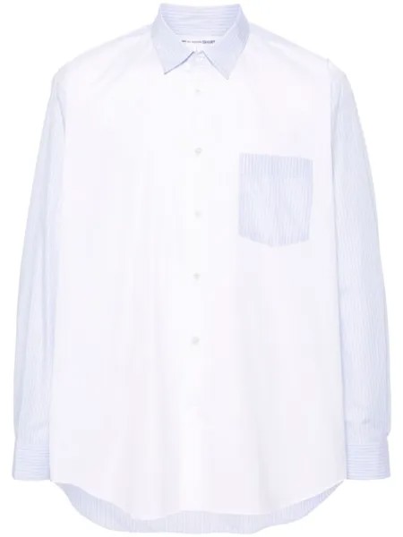 Comme Des Garçons рубашка в стиле колор-блок, белый