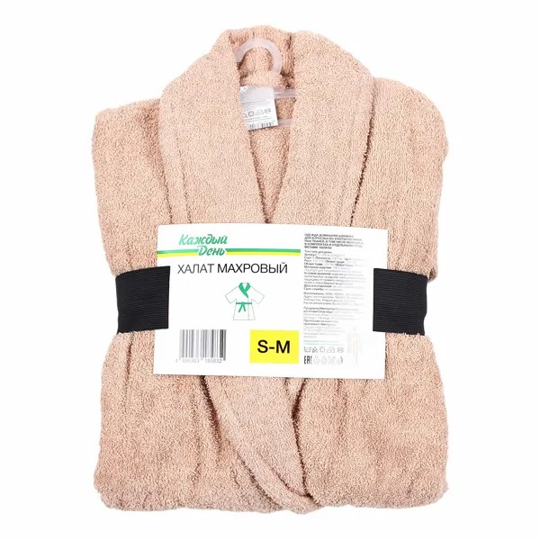 Халат унисекс Каждый день бежевый S/M