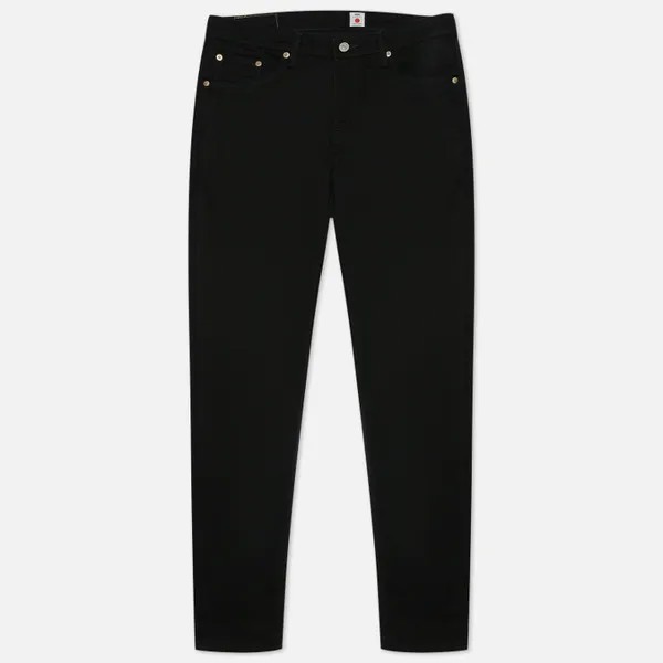 Мужские джинсы Edwin Skinny Kaihara Black x Black Stretch Denim 12.5 Oz чёрный, 34/32