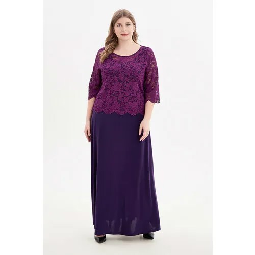 Сарафан Olsi Бестселлер, размер 58, violet