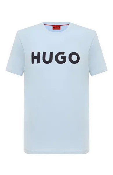 Хлопковая футболка HUGO