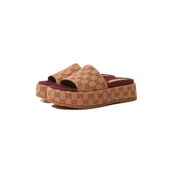 Текстильные сабо Gucci