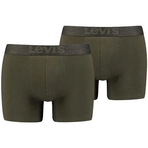 Нижнее белье Levis Men Melange Wb Boxer Brief Organic Co 2P Мужчины 37149-0732 S