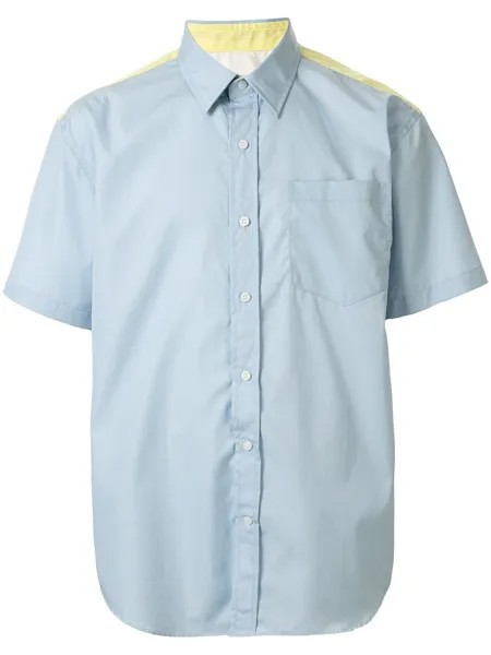 CK Calvin Klein поплиновая рубашка с карманом и логотипом