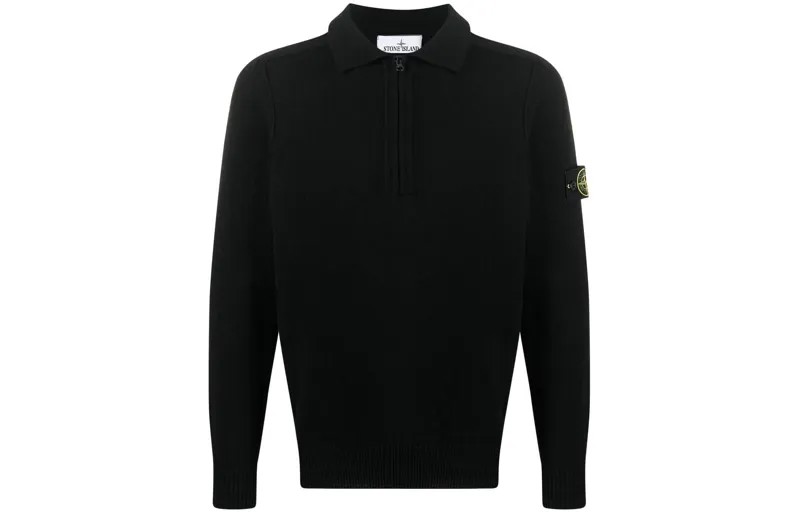 STONE ISLAND Свитера унисекс, цвет Black