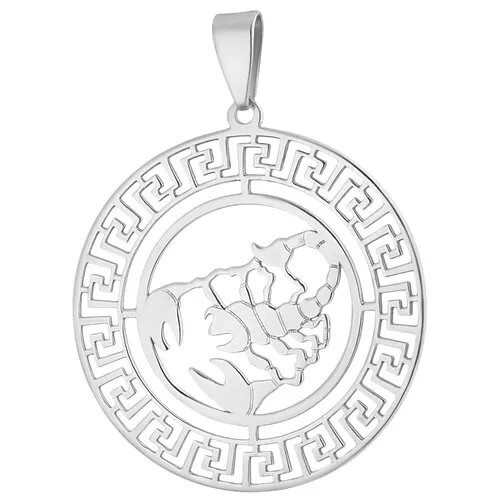 Подвеска серебряная Скорпион, кулон, ювелирное украшение из серебра 925 пробы, арт. 2035457/9 Скорпион, средний вес изделия 1,57 гр.