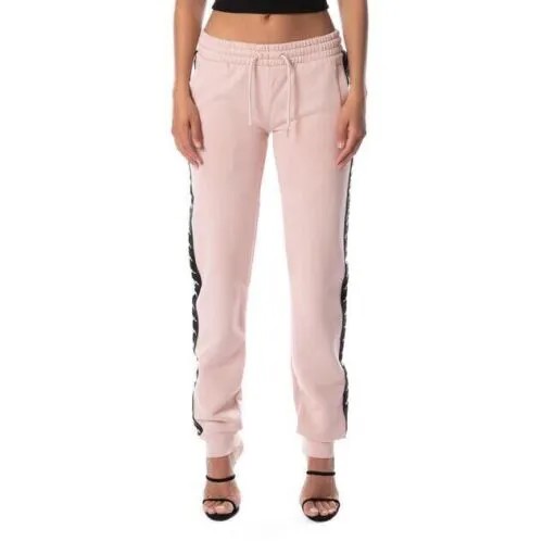 Женские джоггеры Kappa Barnu, размер S, маленькие, облегающие спортивные штаны для активного отдыха, розовые #4KO