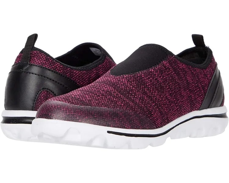 Кроссовки Propet TravelActiv Slip-On, цвет Berry Heather