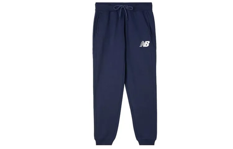 Трикотажные спортивные штаны женские синие New Balance, синий
