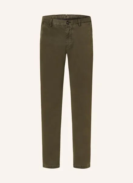 Брюки чино windsor. CINO Slim Fit, темно-зеленый