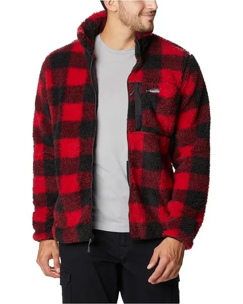 Куртка Columbia Winter Pass Print Fleece Full Zip, цвет Mountain Red Check